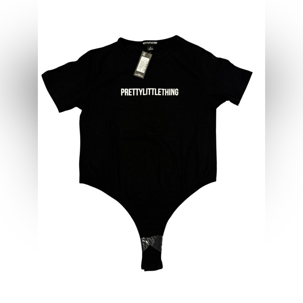 PrettyLittleThing Black Bodysuit